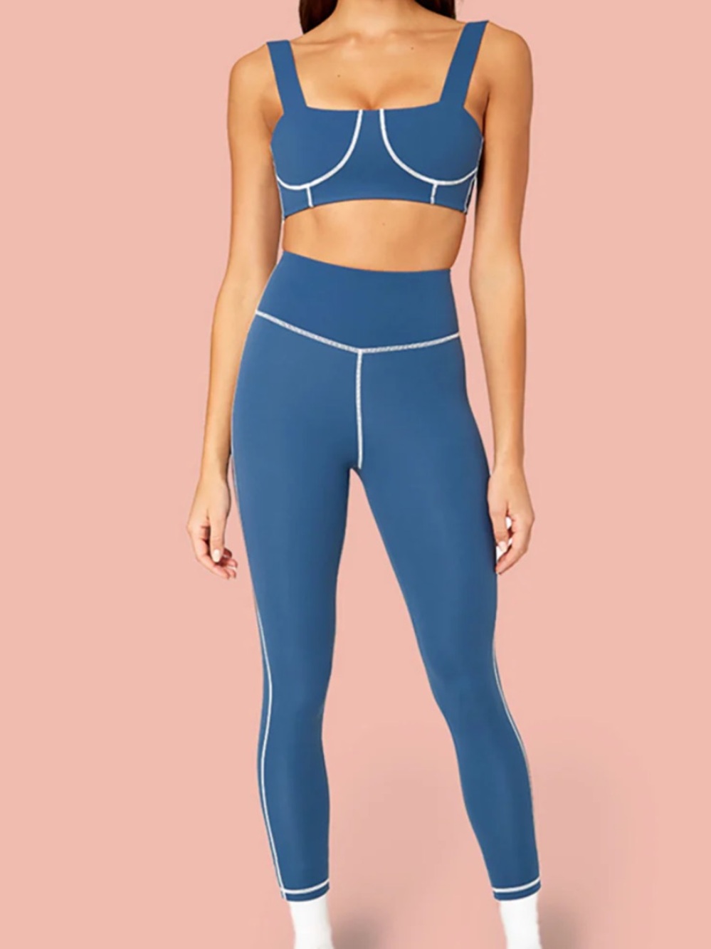 WeWoreWhat Teal Blue Active Set size small